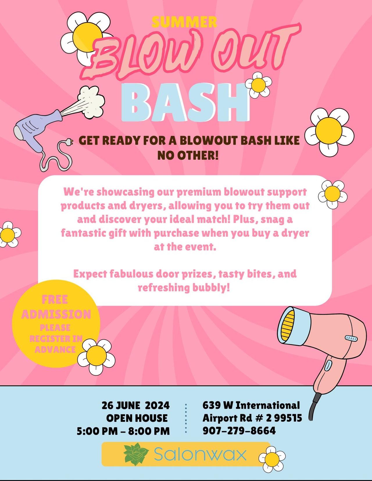 Summer Blow Out Bash!