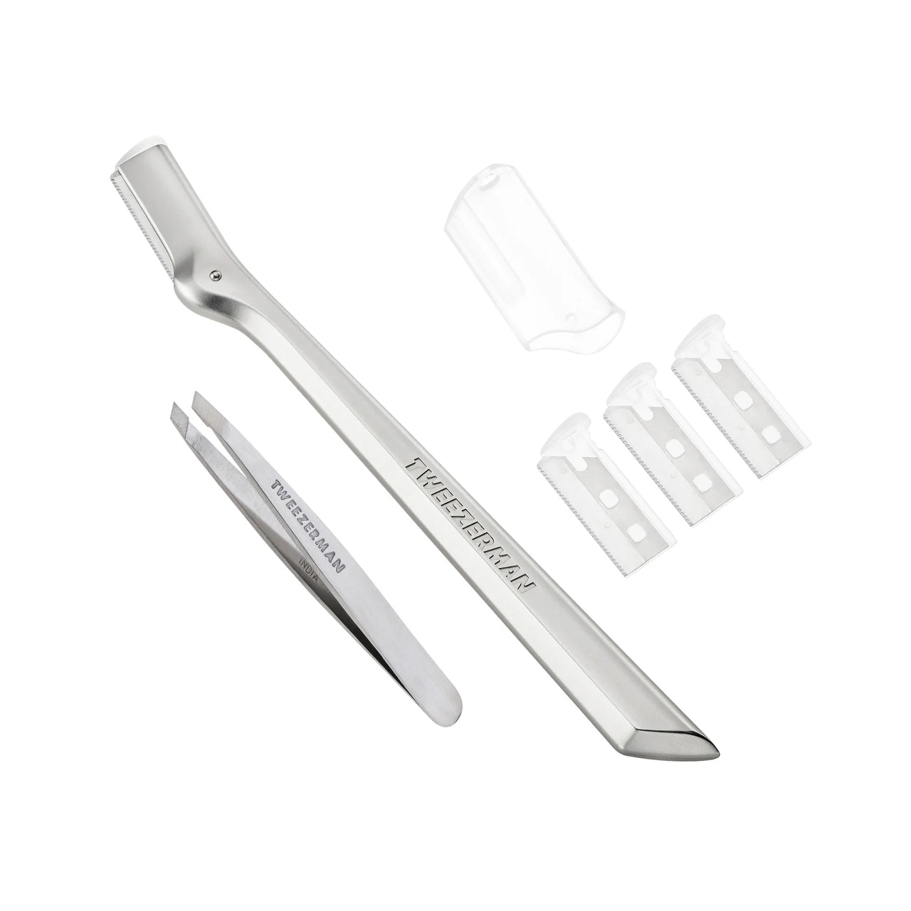 Tweezerman Brow Razor and Mini Tweezer Set