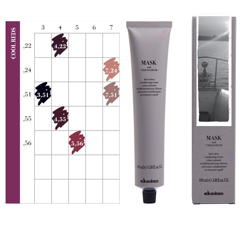 Cool Reds: Mask with Vibrachrom