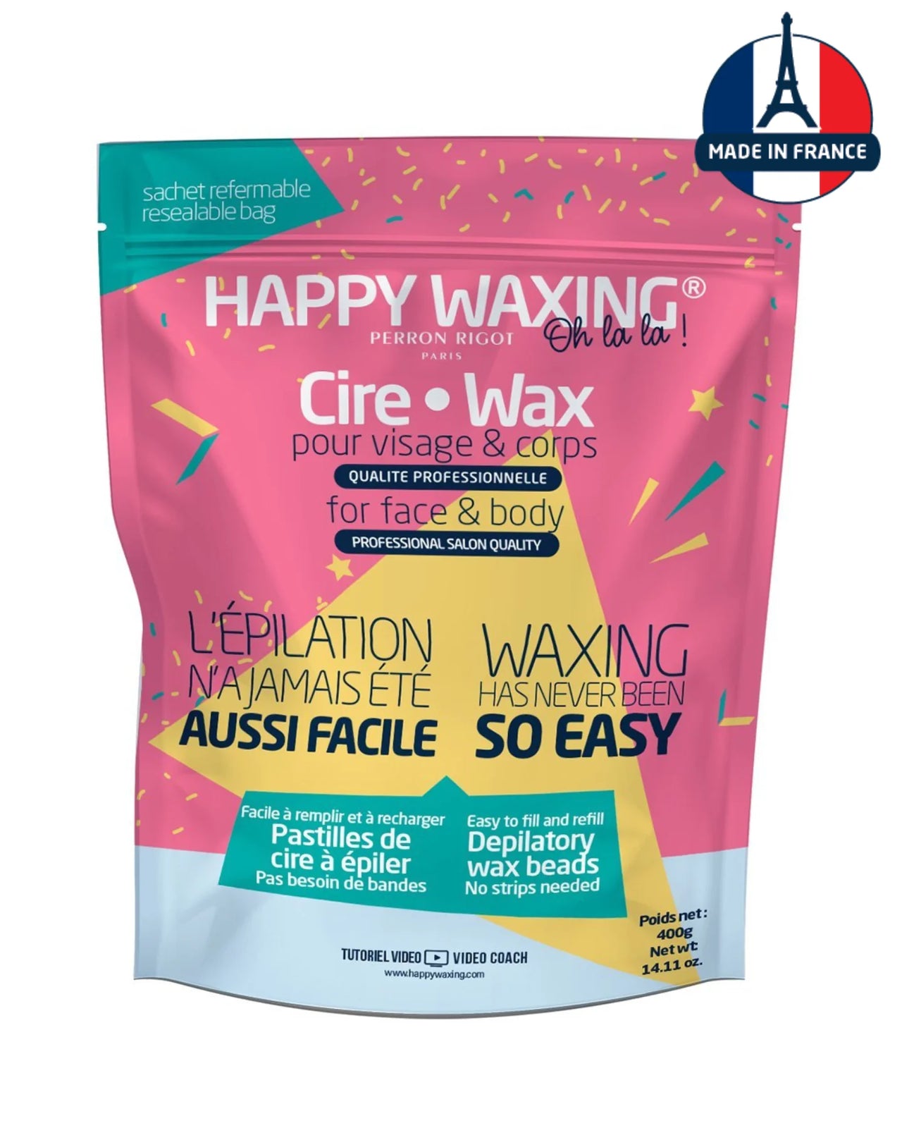 Happy Waxing Wax Beads 400 g