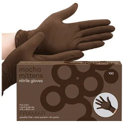 Framar Mocha Mittens Nitrile Gloves