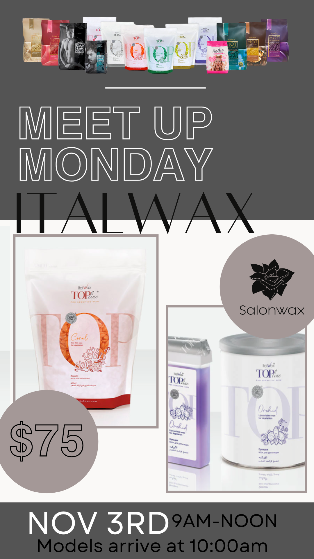 Meet Up Monday - Italwax Monday,  Nov. 3rd  2025