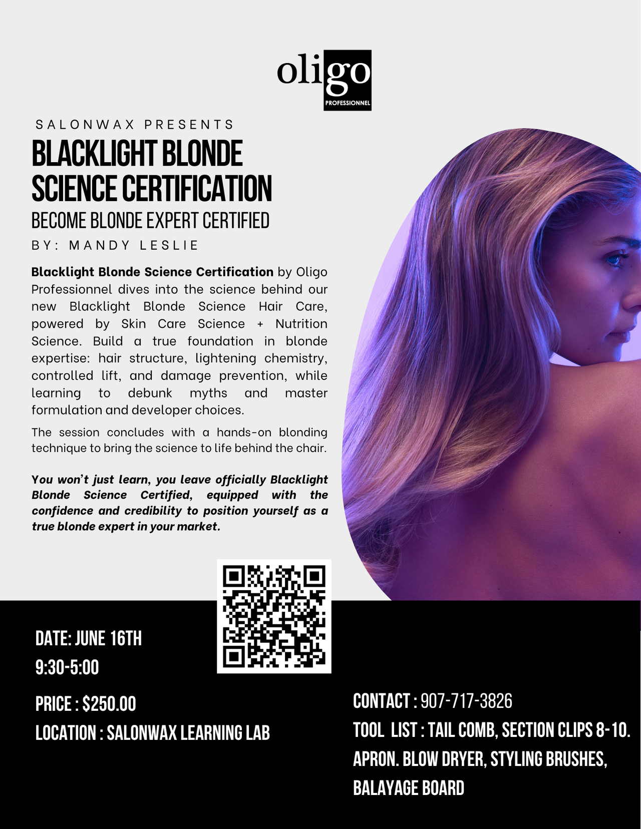 Blacklight Smart Science with Mandy Leslie - Tuesday, June 16th 2026