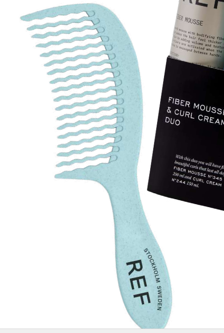 REF Fiber Mousse 250ml and Curl Cream 150ml Duo