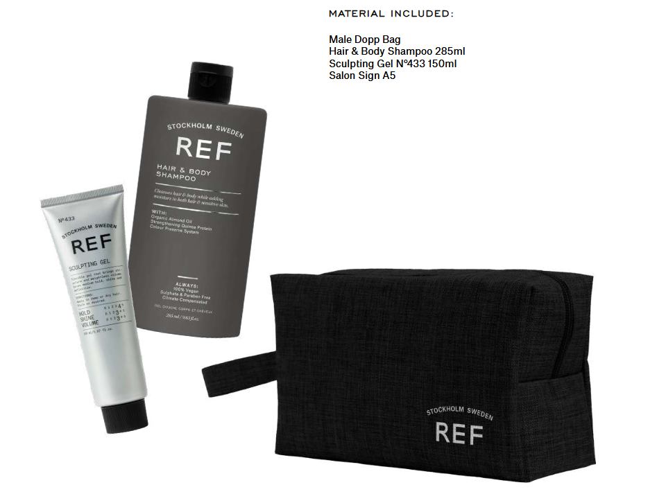 REF Men's Bag w/ Sculpting Gel 2023