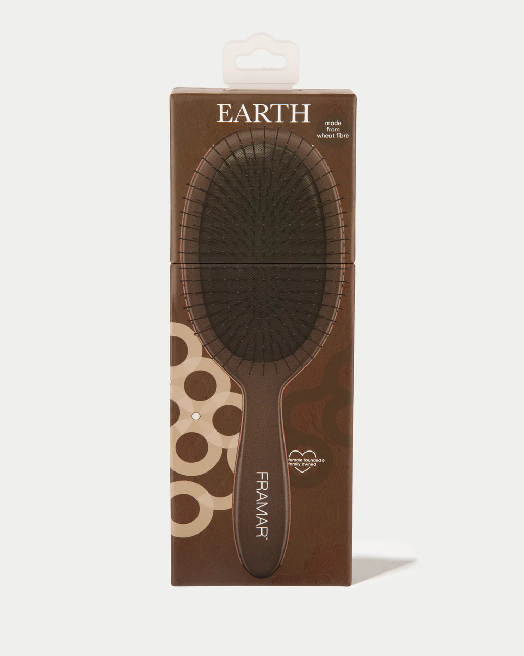Framar Detangle Brush Neutrals Terra- Earth