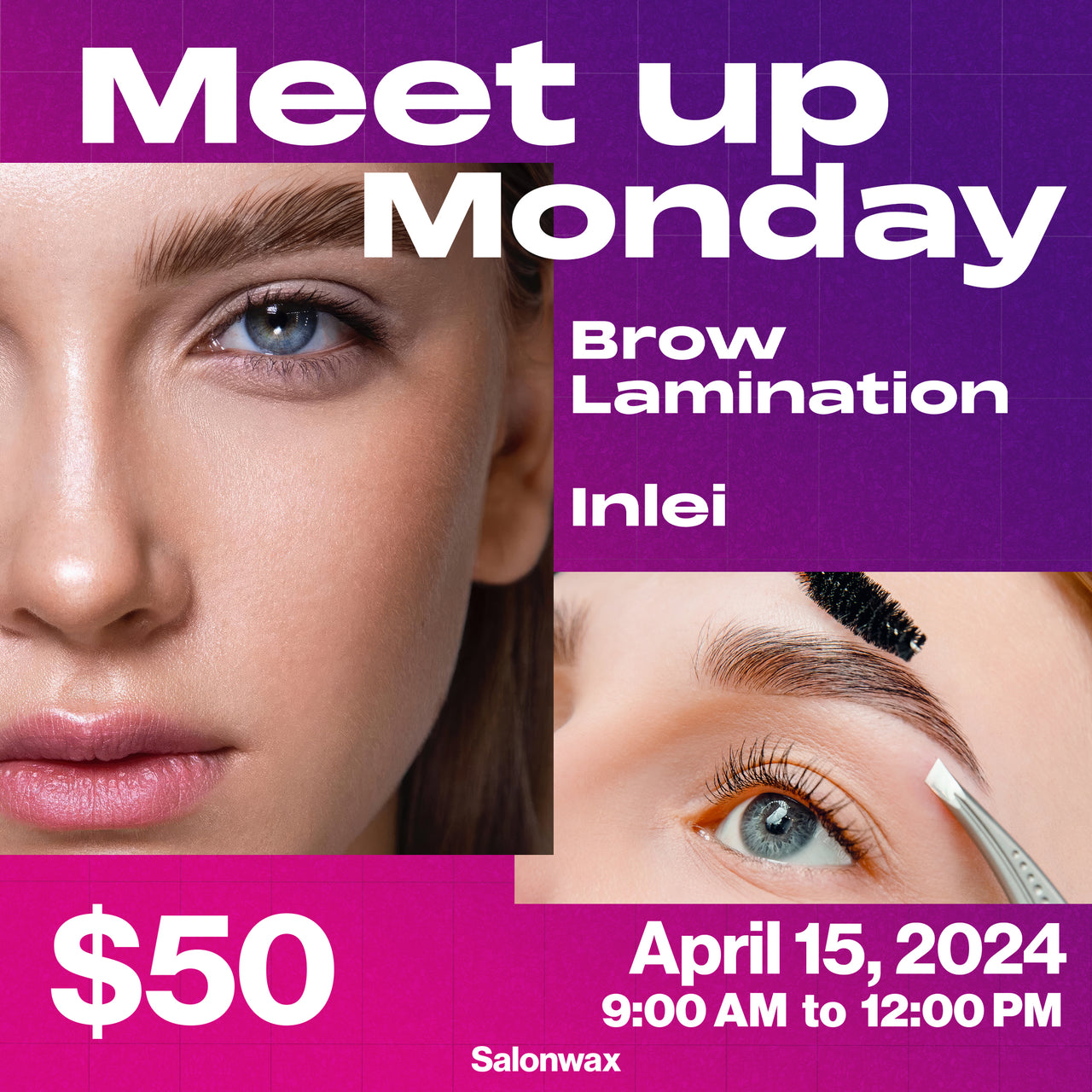 Meet Up Monday- Inlei Brow Lamination April 15th