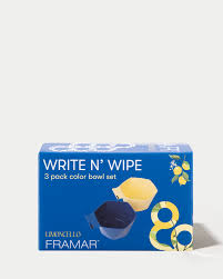 Framar Write N' Wipe Color Bowls Limoncello