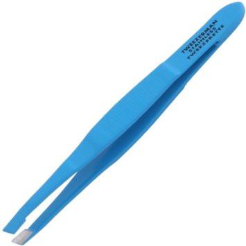 Tweezerman Slant Tip Tweezer Stainless Steel In Tube (Assorted Colors)