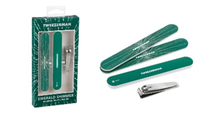 Tweezerman Emerald Shimmer Manicure Kit