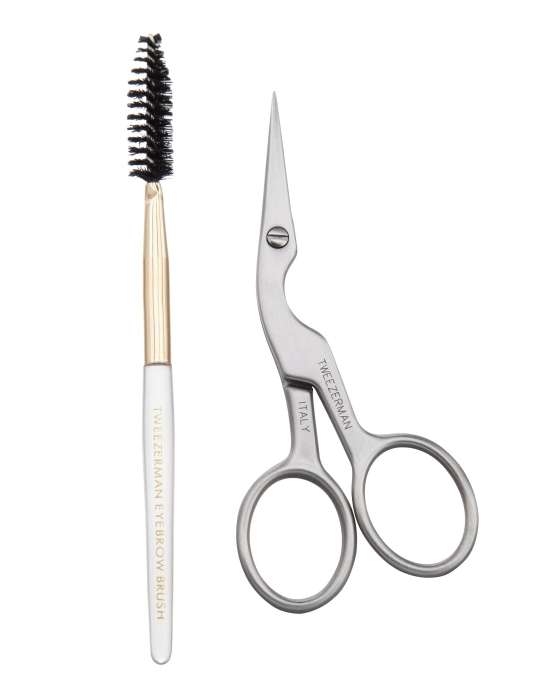 Brow Shaping Scissors and Brush