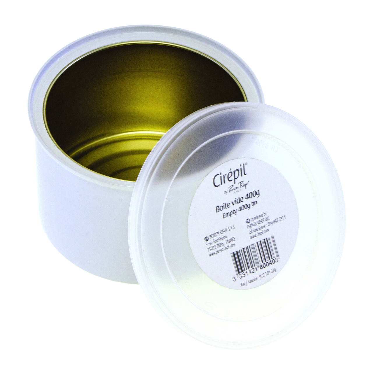 Cirepil Empty Wax Tin 400 g