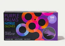 Framar Purple Palms Nitrile Gloves